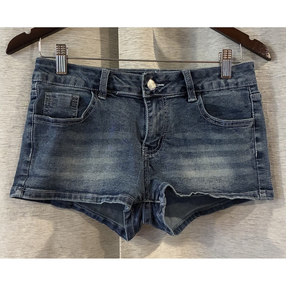 Y2K Romwe Micro Mini Shorts Embroidered Sequins Size Medium‎ Festival